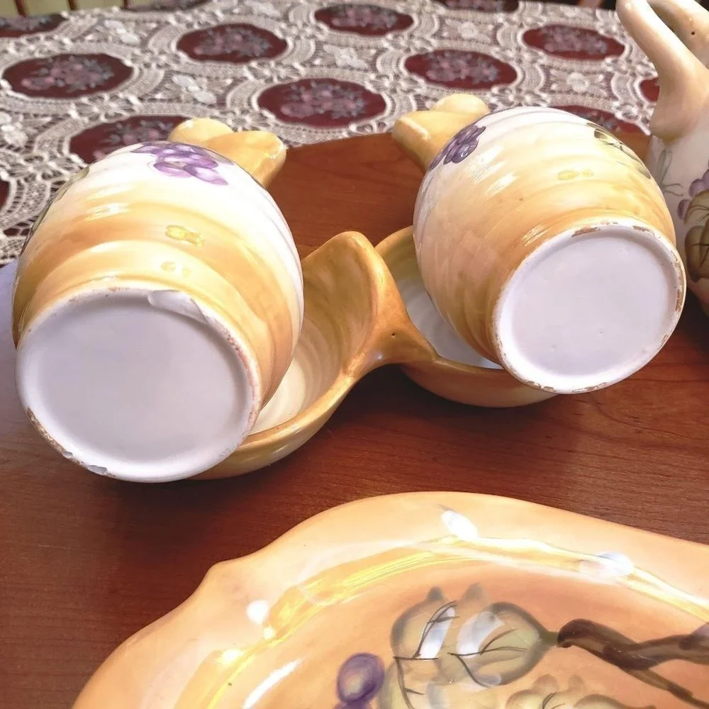 Appetizer Platter & Soup Tourane & Cruets Set & Salt/Pepper shakers Ambiance Col